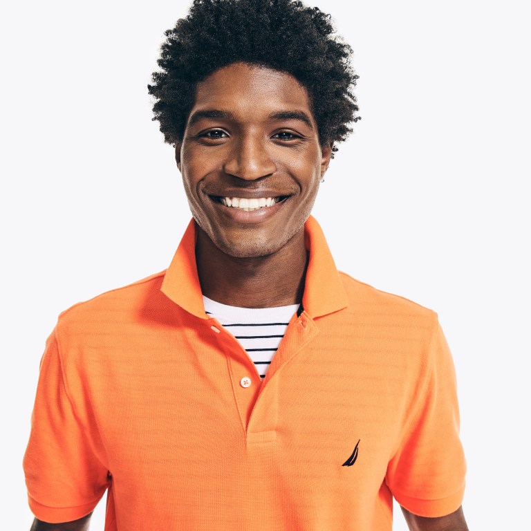 Nautica Classic Fit Deck Naranjas | L5ftOJaw
