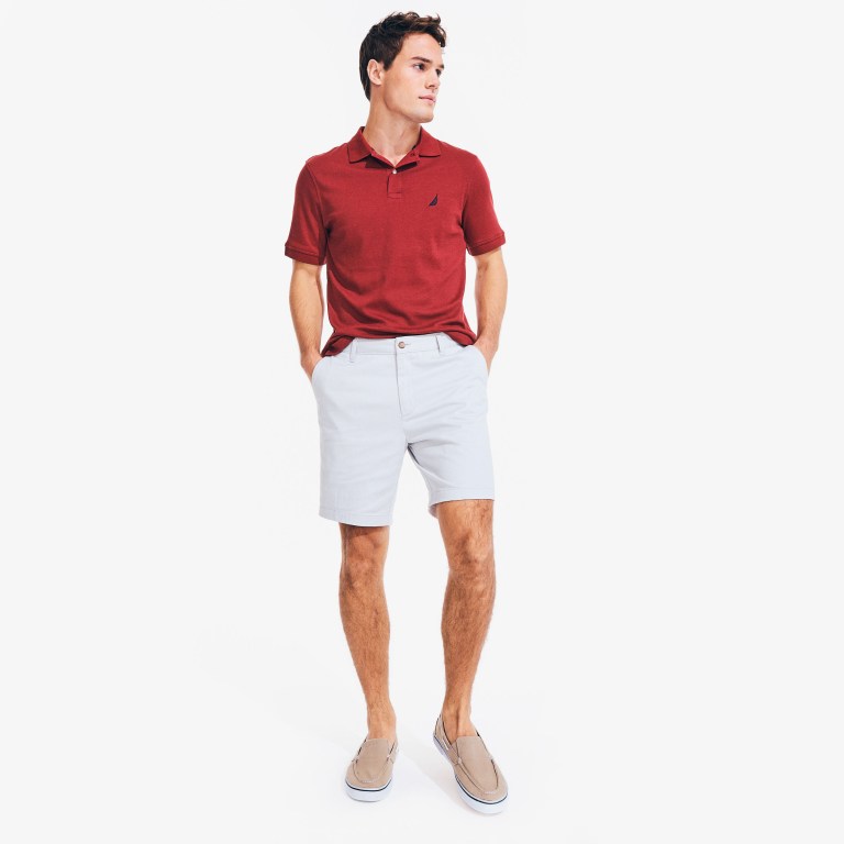 Nautica Classic Fit Interlock Rojas | 6C6vPJ7c