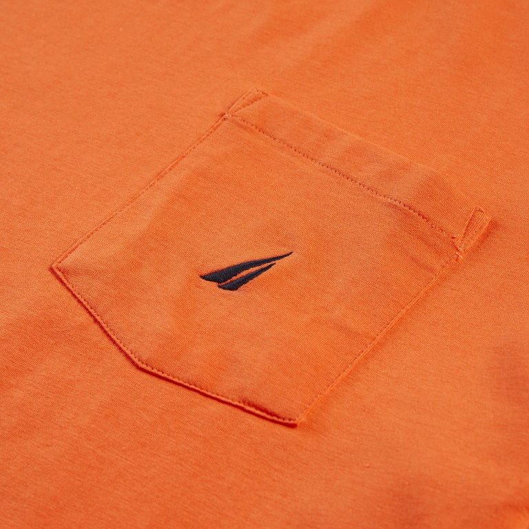 Nautica Classic Fit Pocket Naranjas | gBqewqEe