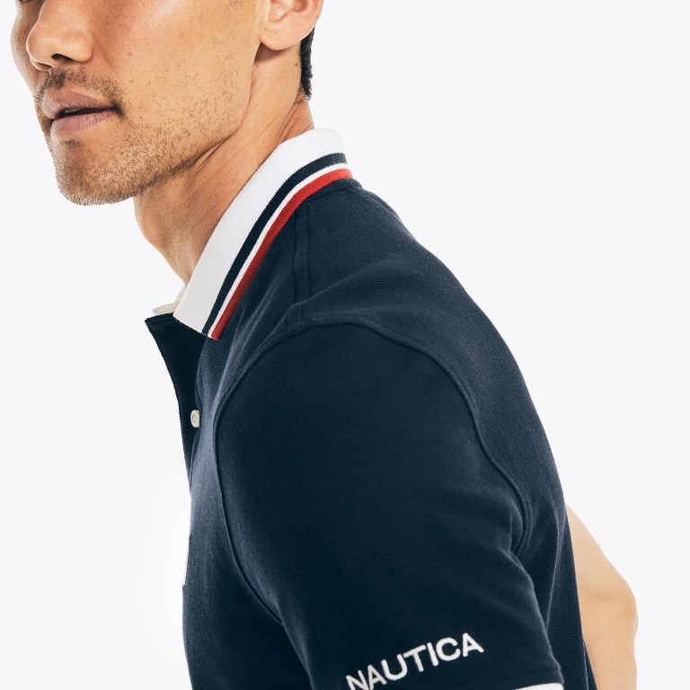 Nautica Classic Fit Solid Azul Marino | 3I4sGPcJ