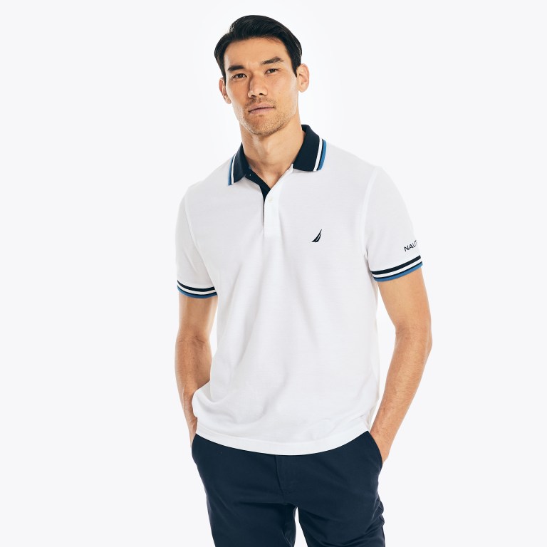 Nautica Classic Fit Solid Blancas | zcnZt2zJ