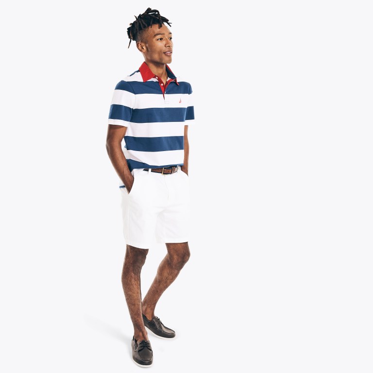 Nautica Classic Fit Striped Azules | EO6m99qT