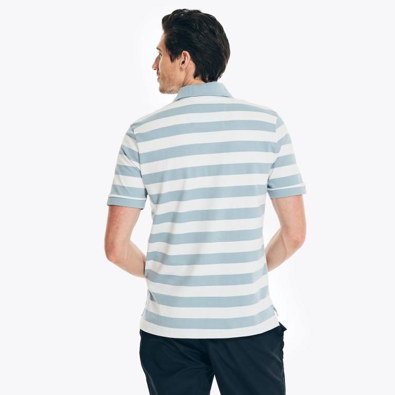 Nautica Classic Fit Striped Azules | HWJBc3US