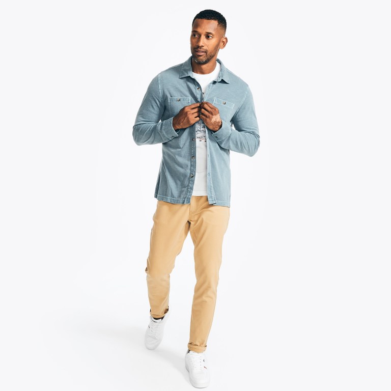 Nautica Classic Fit Turquesa | 96xgSW8Z