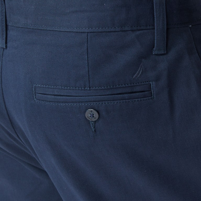 Nautica Classic Fit Twill Azul Marino | PJCOCMW5