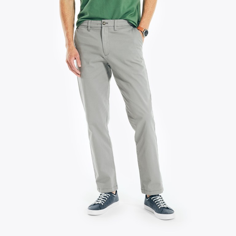 Nautica Classic Fit Twill Gris | MsfjYbw9