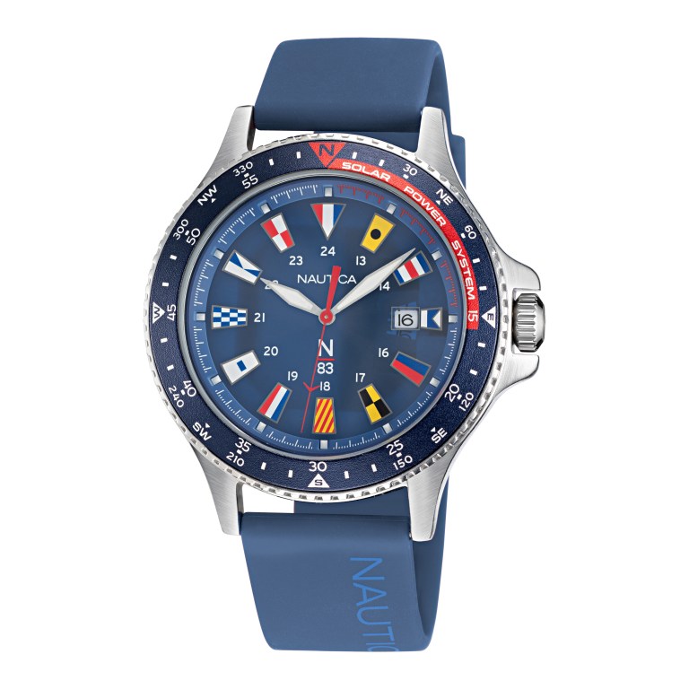 Nautica Cocoa Beach Solar-powered Silicona 3-hand Multicolor | bqaTD4gc