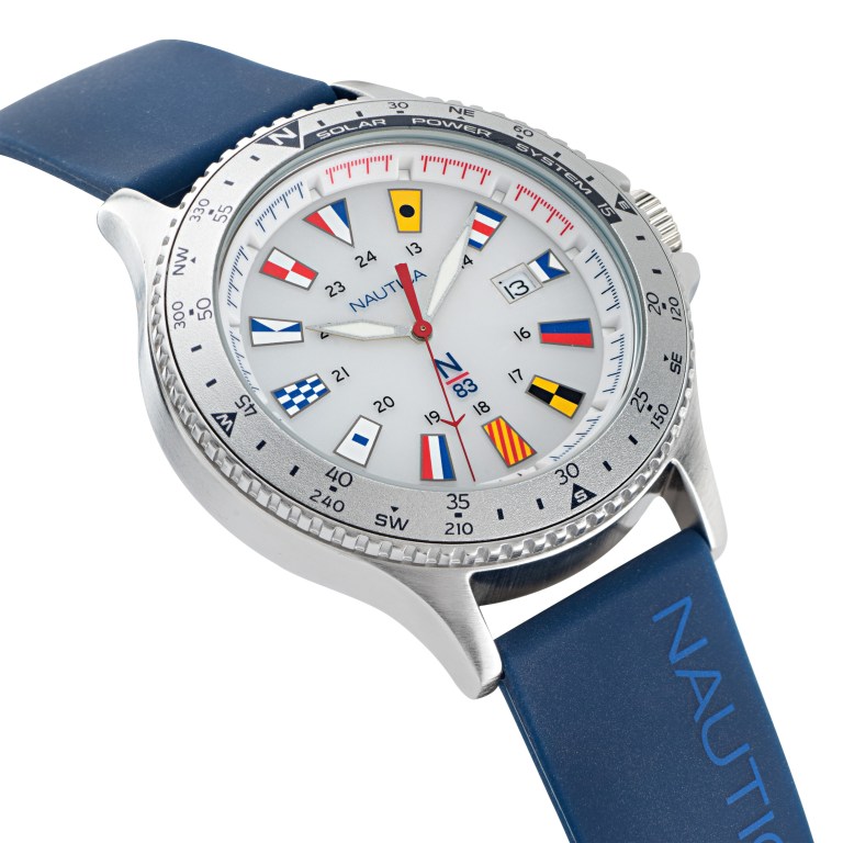 Nautica Cocoa Beach Solar-powered Silicona 3-hand Multicolor | c4ktUBlB