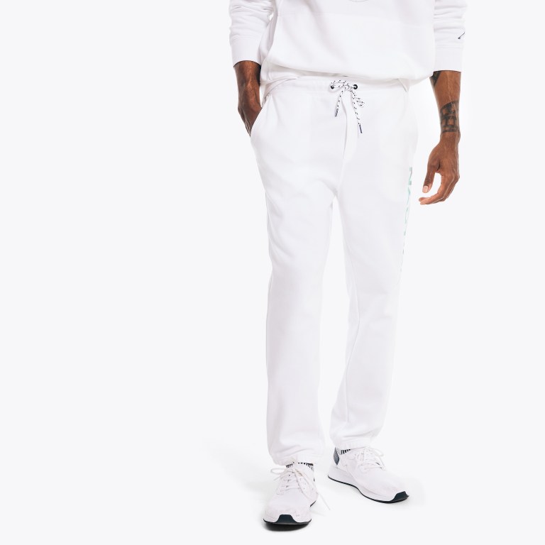 Nautica Competición Classic Fit Logo Blancas | XG3XXno7