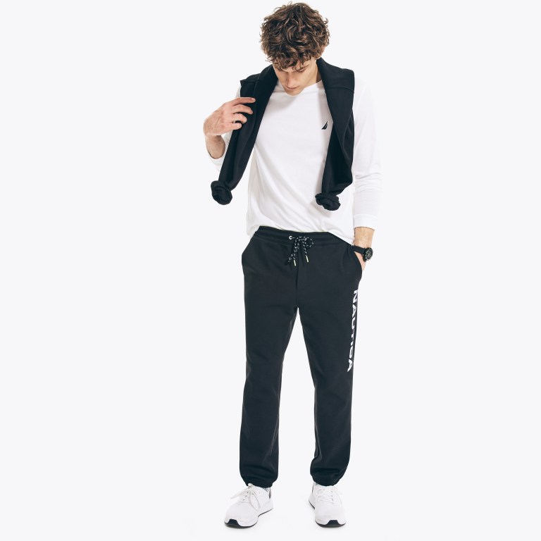 Nautica Competición Classic Fit Logo Negras | Sxl7ZDFB
