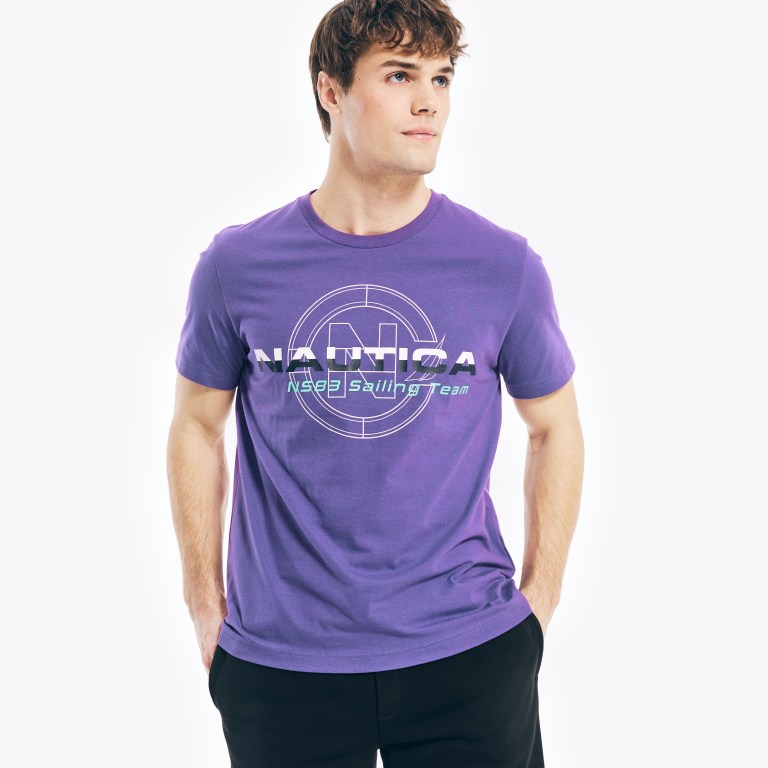 Nautica Competición Sustainably Crafted Sailing Team Estampadas Moradas | Yd2KJfyu