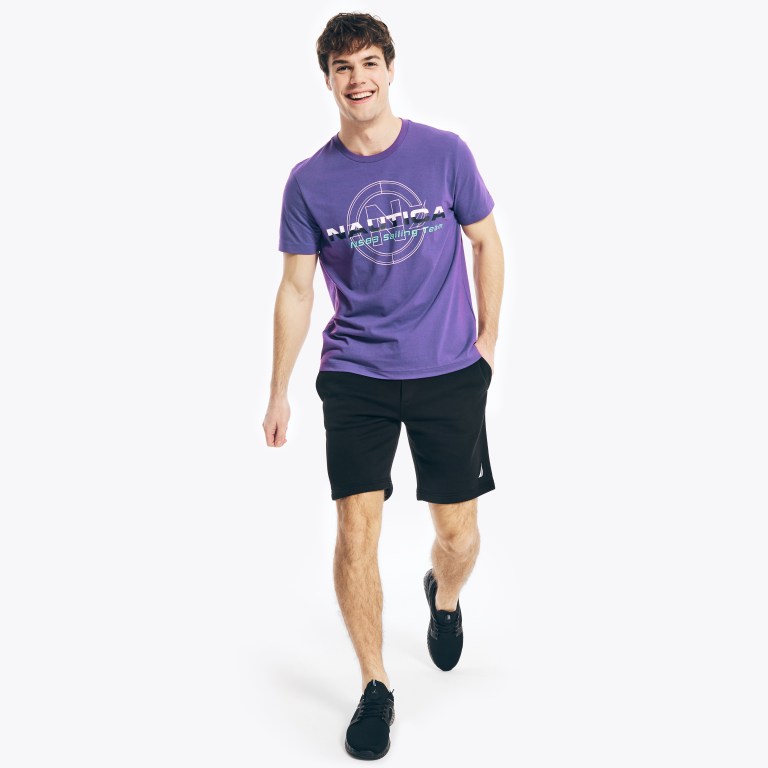 Nautica Competición Sustainably Crafted Sailing Team Estampadas Moradas | Yd2KJfyu