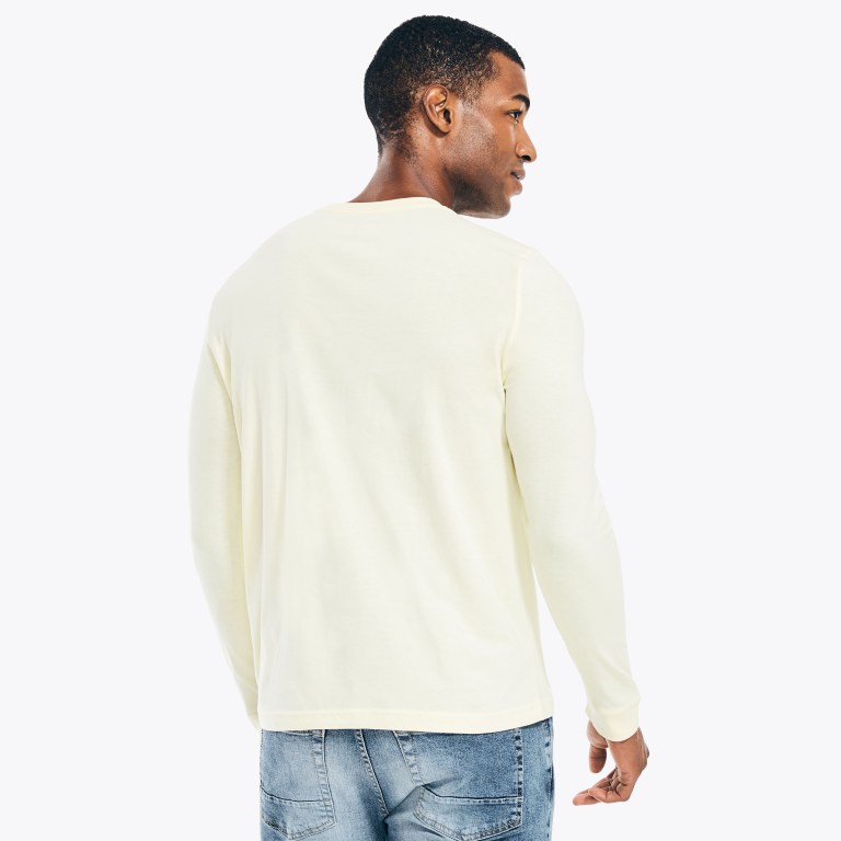 Nautica Crewneck Long-sleeve Amarillo Claro | vpQ4yiNi