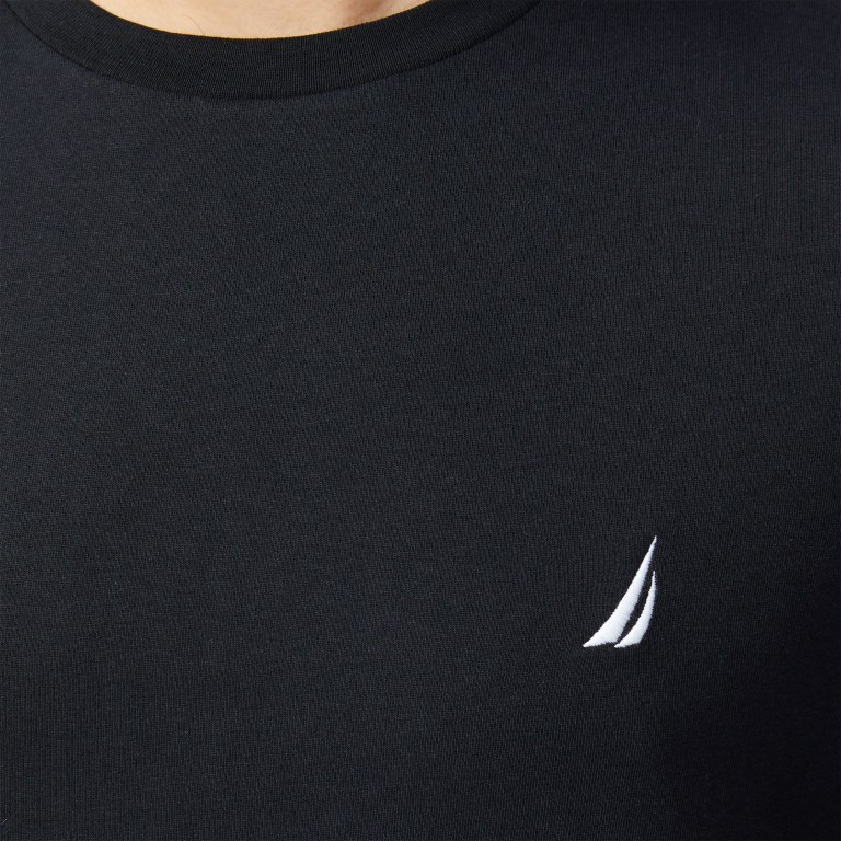 Nautica Crewneck Long-sleeve Negras | dtfyzVUg