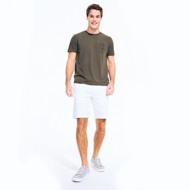 Nautica Crewneck Pocket Verde Oliva | 72bhLJJD