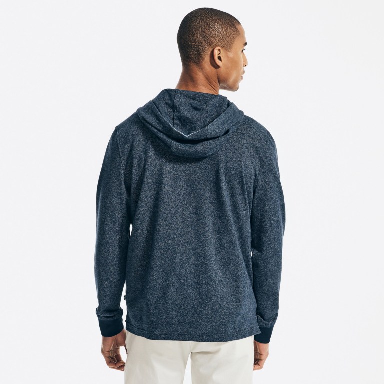 Nautica Encapuchado Long-sleeve Azul Marino | OyQaFmjg
