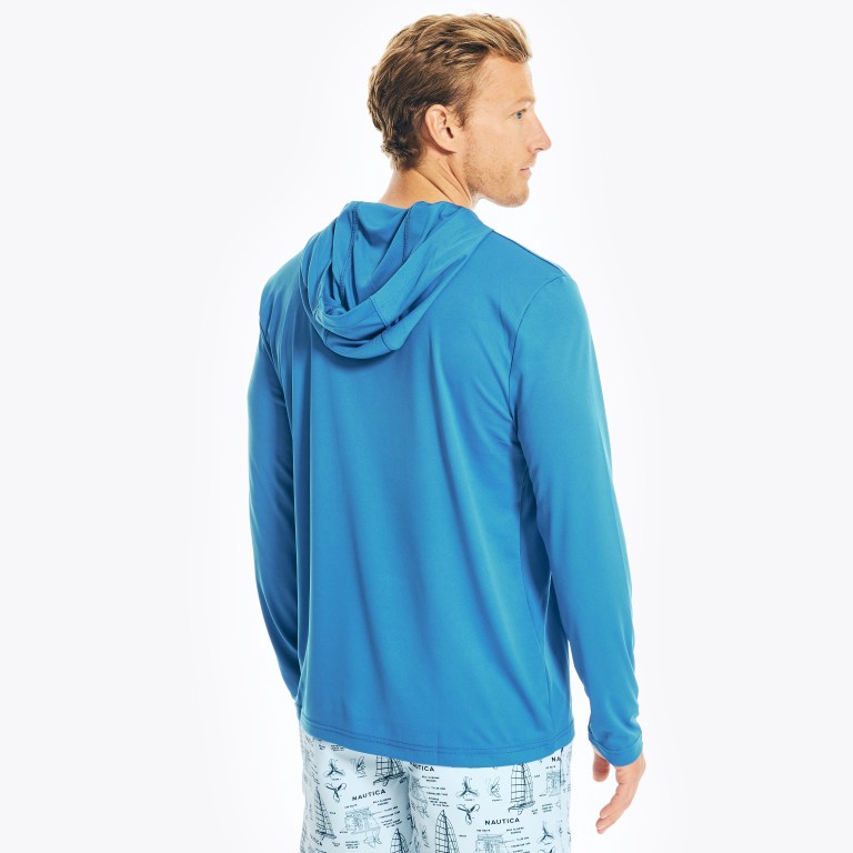 Nautica Encapuchado Long-sleeve Azul Marino | adhkr8vE