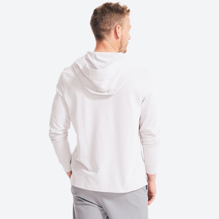 Nautica Encapuchado Long-sleeve Gris | pkwQhaQd