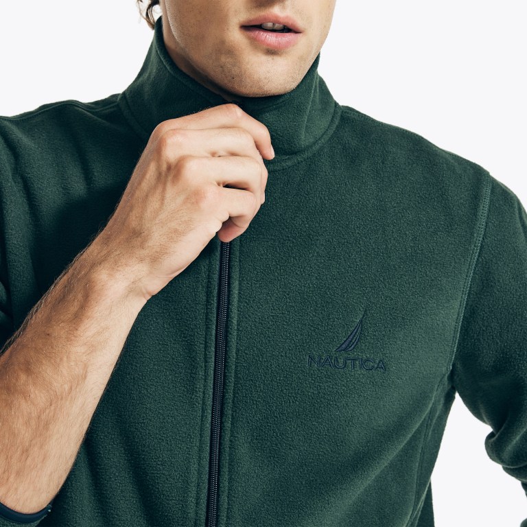 Nautica Full-zip Nautex Fleece Azules | efTSlby1