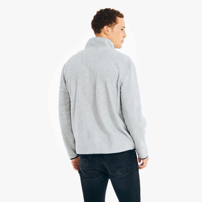 Nautica Full-zip Nautex Fleece Gris | dZn1g1ri