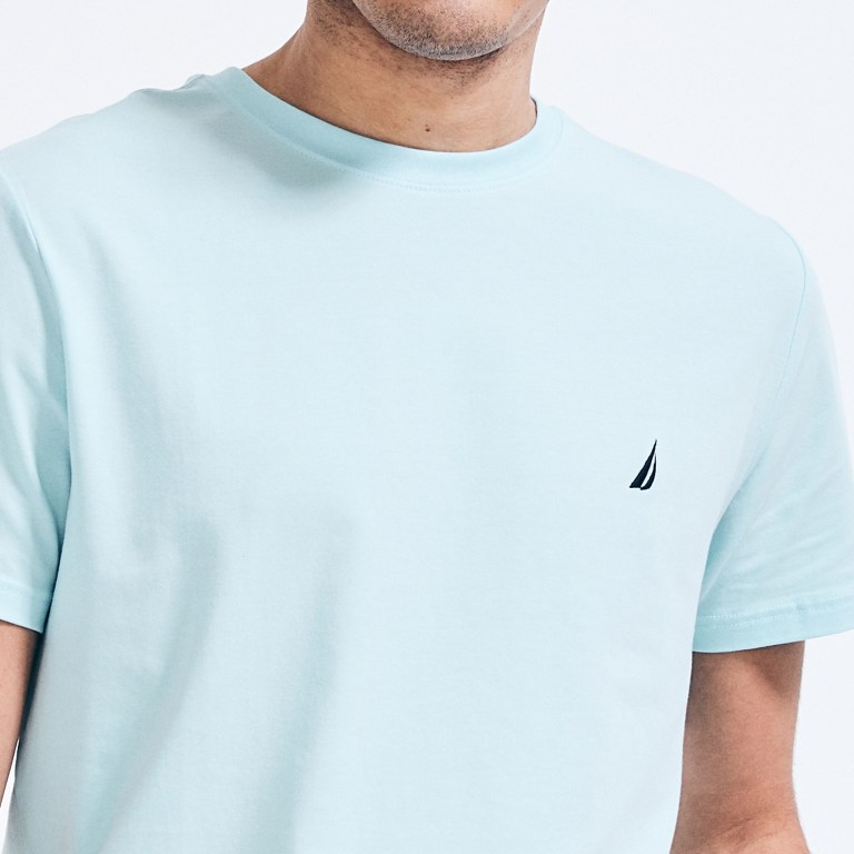 Nautica J-class Crewneck Azules Amarillo | vRzh3biE
