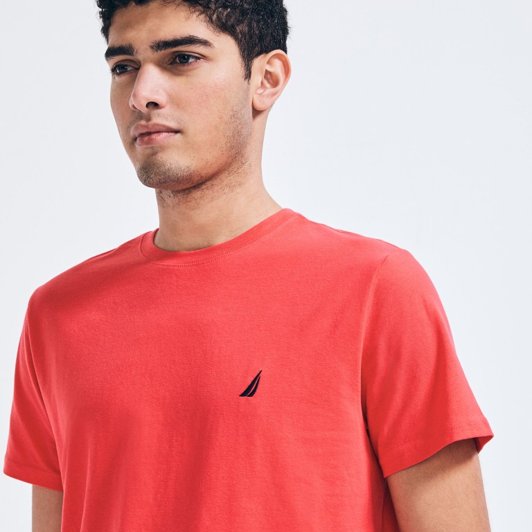 Nautica J-class Crewneck Rojas | uJRAqd5a