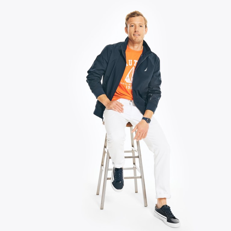 Nautica Ligeros Rainbreaker Bomber Azul Marino | 6wrrJKaJ