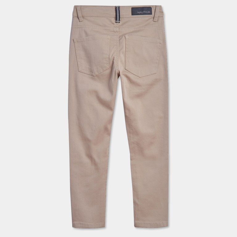 Nautica Little Skinny-fit 5-pocket Twill (4-7) Marrones Oscuro | 3CJtHT7E