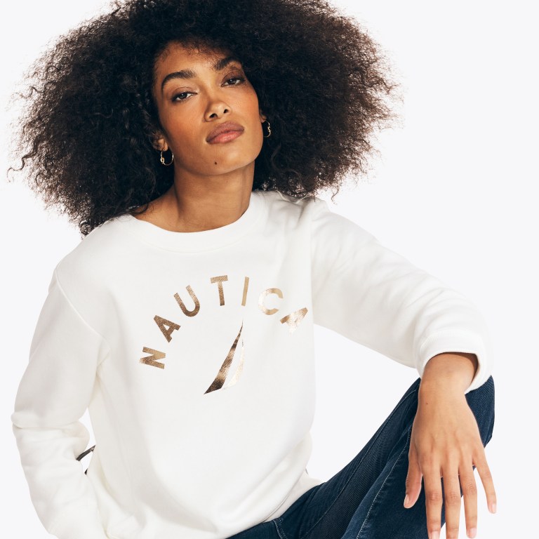 Nautica Logo Estampadas Blancas | NGPOtY4d