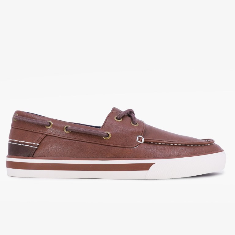 Nautica Logo-debossed Marrones | Mxowufat