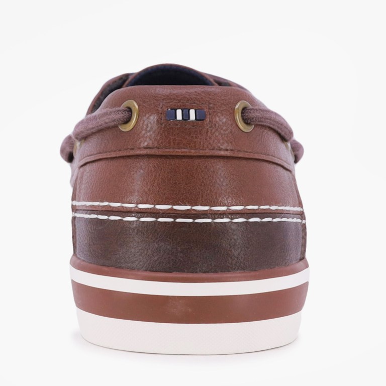 Nautica Logo-debossed Marrones | Mxowufat