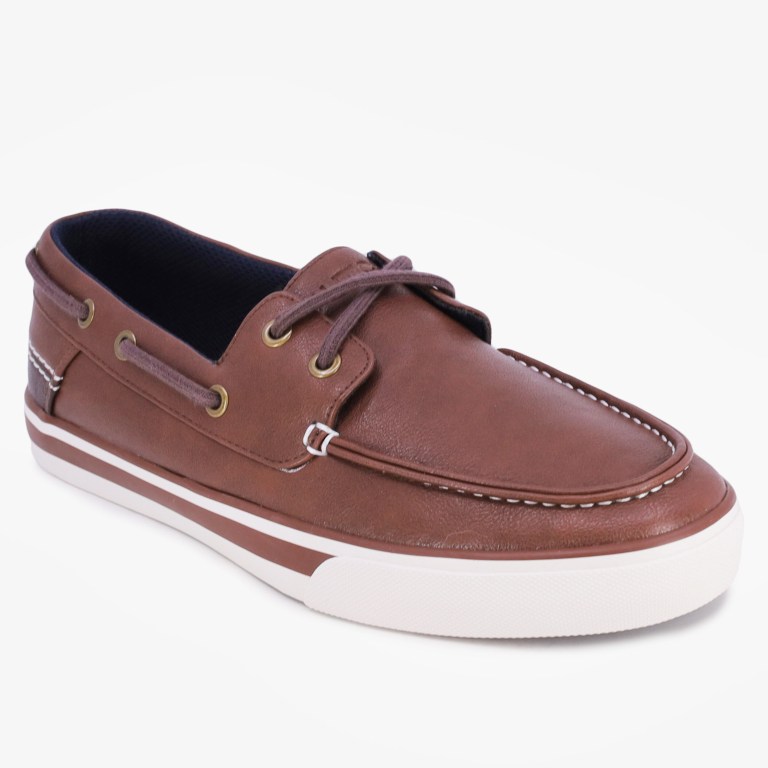 Nautica Logo-debossed Marrones | Mxowufat