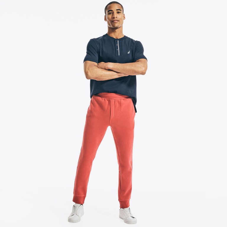 Nautica Logo -sleeve Henley Azul Marino | c80binEQ