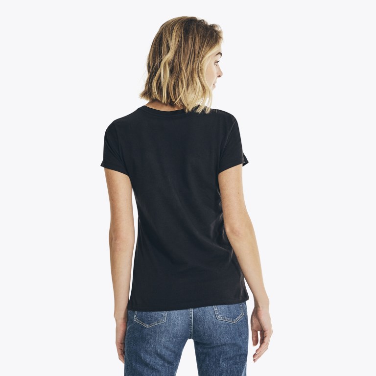 Nautica Metallic Foil Estampadas Negras | JsJryyKu