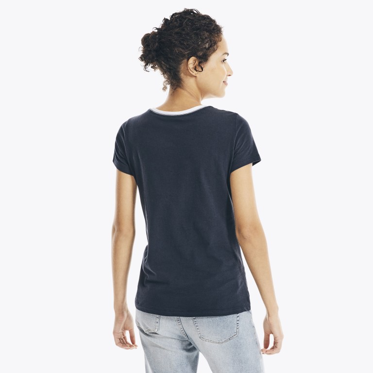 Nautica Metallic Foil Logo Estampadas Azules | cxa9AW4O