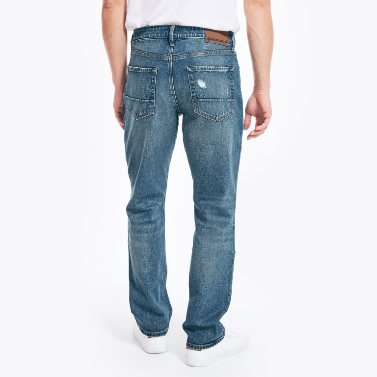 Nautica Nautica Co. Straight Fit Denim Azules | gBti1GvW