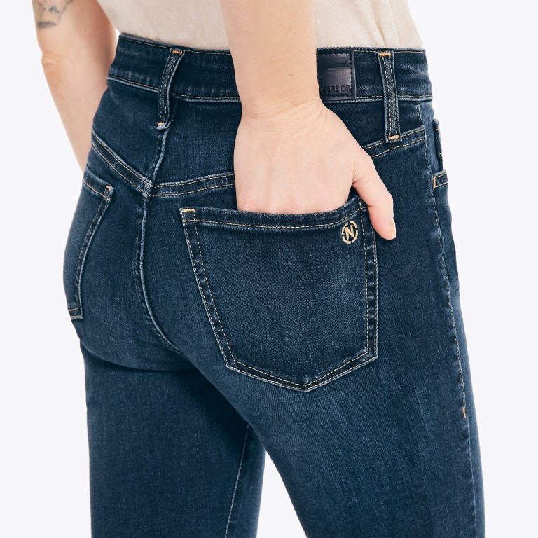 Nautica Nautica Co. True Flex Mid-rise Skinny Denim Azules Amarillo | 3YtZeS1c
