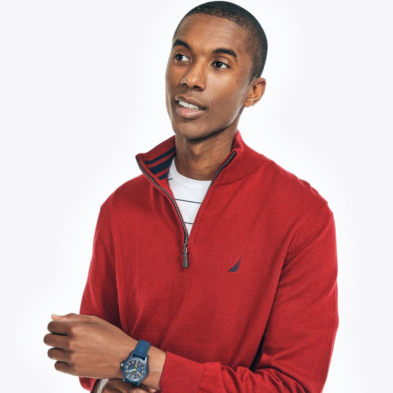 Nautica Navtech Quarter-zip Rojas | 4Fsn5tYk