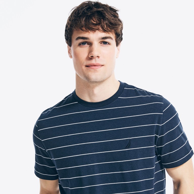 Nautica Navtech Striped Azul Marino | 00SipcSt