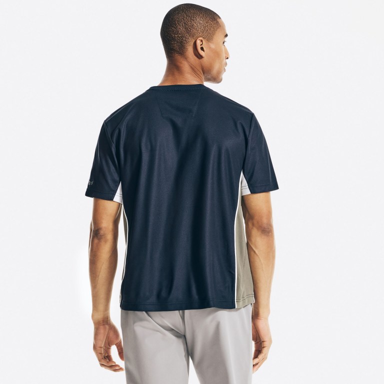 Nautica Navtech Sustainably Crafted Colorblock Azul Marino | psmhFVVU