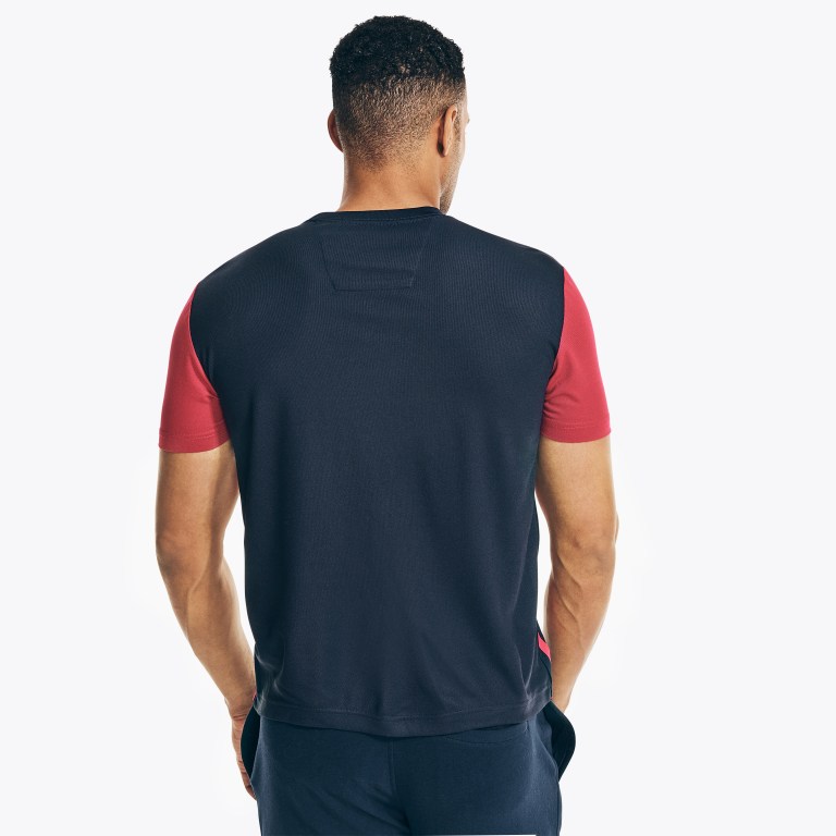 Nautica Navtech Sustainably Crafted Colorblock Azul Marino | qimZfqz3