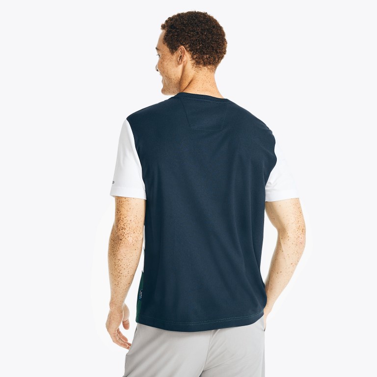 Nautica Navtech Sustainably Crafted Crewneck Azul Marino | jvmpLOGD