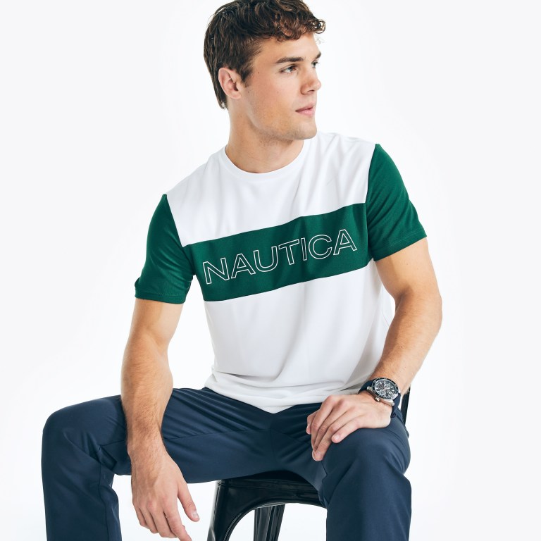 Nautica Navtech Sustainably Crafted Logo Blancas | BPo5TLWr