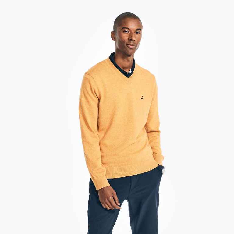 Nautica Navtech V-neck Doradas | qyLpagyw