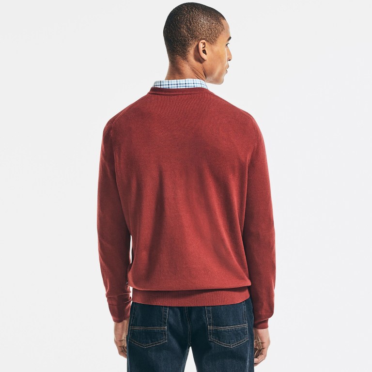 Nautica Navtech V-neck Rojas | aId9Oqak