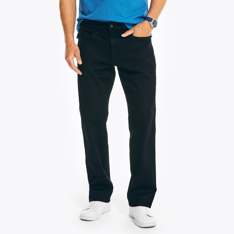 Nautica Original Relaxed Stretch Denim Negras Azules | hmdJBrEL
