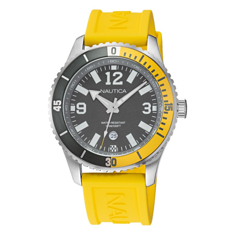 Nautica Pacific Beach Stainless Steel And Silicona 3-hand Box Set Multicolor | iFVb1TR6