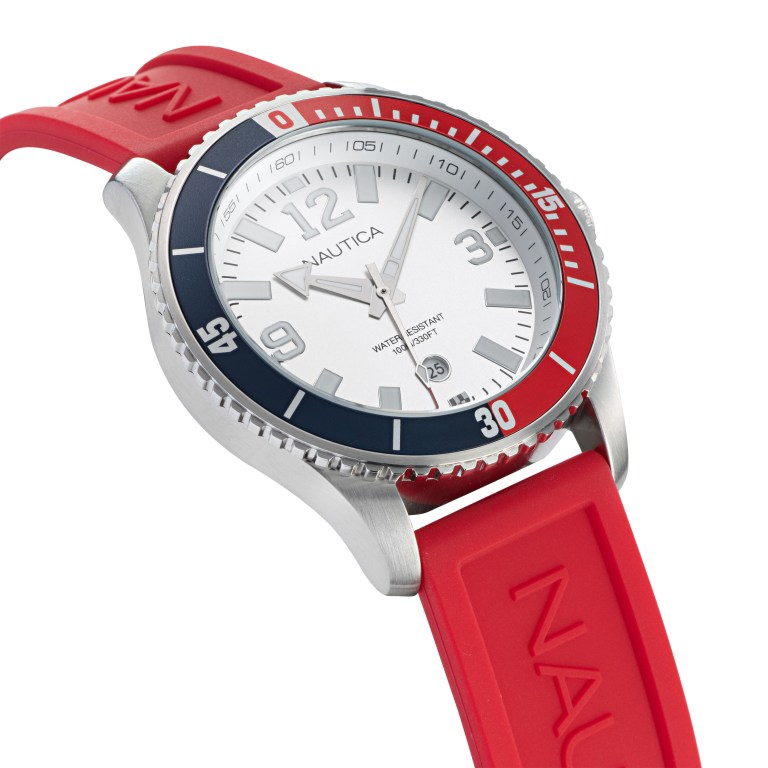 Nautica Pacific Beach Stainless Steel And Silicona 3-hand Multicolor | xyDggY00