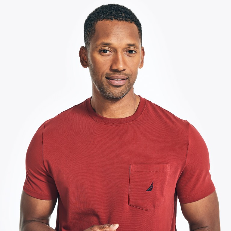 Nautica Performance Deck Pocket Rojas | c7m5Ey3n