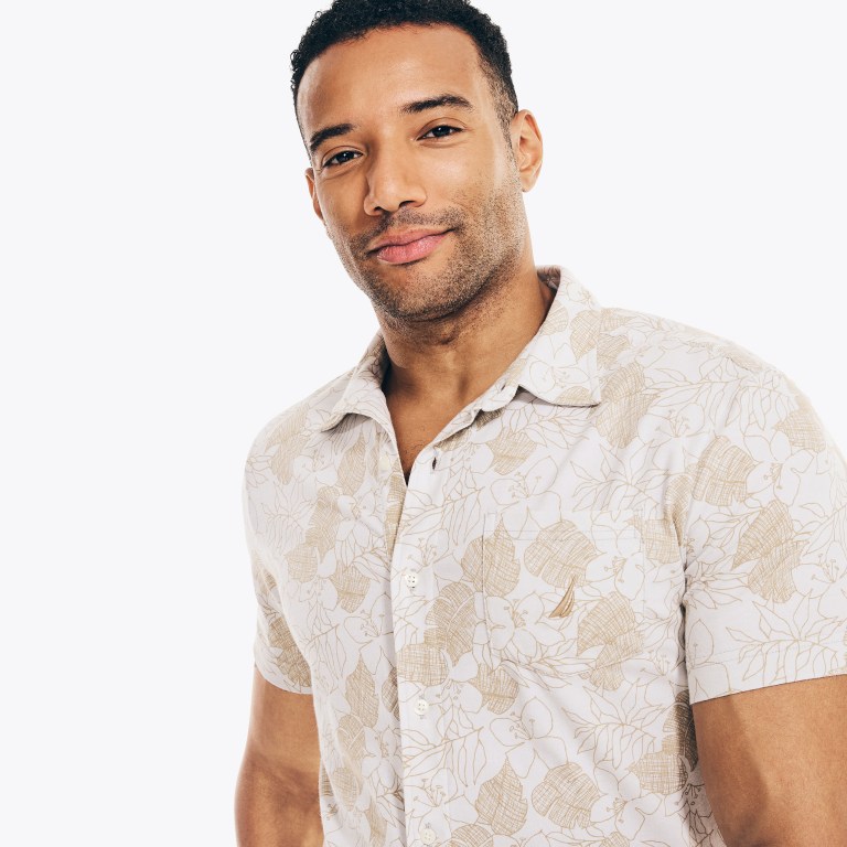 Nautica Printed Harbor Gris Moradas | tHtn8Zyl